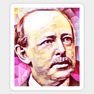 Horatio Alger Pink Portrait | Horatio Alger Artwork 13 Sticker